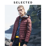 SELECTED Men's Winter Hooded Parka Duck Down Coat New Male Jacket Outwear S | 419312503