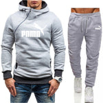 Winter Men's Tracksuit 2 Pieces Set Hoodies+Pants Sport Suits for Men Sweatshirt Zipper Hoodies Men's Clothing Sets Sportswear