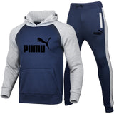 2020Autumn Winter Hot Brand Male Two Pieces Sets Thick Hoodies Tracksuit Men / Women Sportswear Gyms Fitness Training Sweatshirt